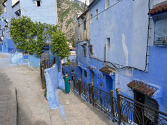 Maroc : la médina ( vieille ville ) de Chefchaouen
