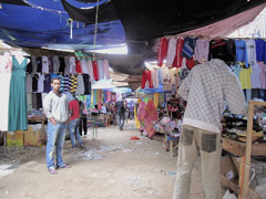 Un souk, ou marché, à Nouakchott