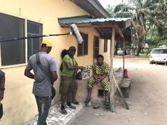 Le tournage d'un film de Nollywood