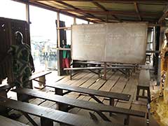 Une école primaire à Makoko