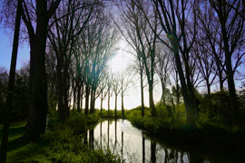 Environ 11 kilomètres de Bruges