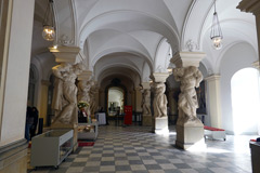 L'entrée du palais de Christiansborg