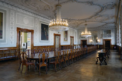 la salle à manger du palais de Christiansborg
