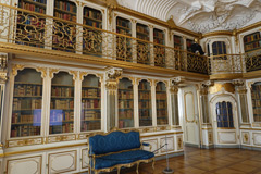 Copenhague：l'intérieur du palais de Christiansborg : la bibliothèque de référence de la reine.