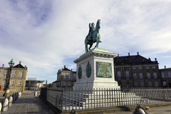 Copenhague : Statue équestre de Frédéric V