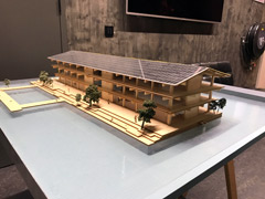 Une maquette du Bureau Flottant de Rotterdam