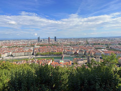 Vue d'ensemble de Lyon, France