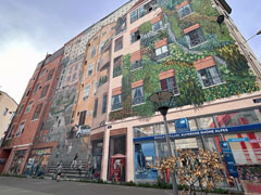 "trompe l'oeil" / "fresque" dans la ville de Lyon.