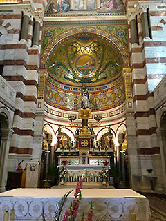 Marseille : La Basilique Notre-Dame-de-la-Garde