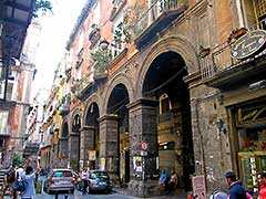 Via dei Tribunali, Naples, Italie