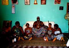 Le Roi d'Abomey et ses épouses ( Benin )