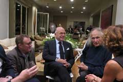 Ivry Gitlis et le Premier Ministre Bernard Cazneuve.