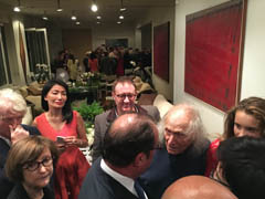 Ivry Gitlis et le président François Hollande