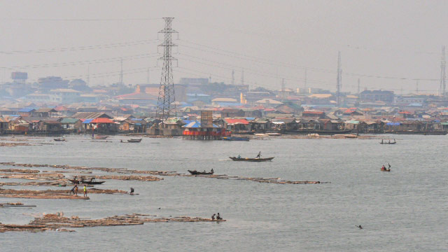 マココ：ナイジェリアの最大経済都市ラゴスの水上街：ナイジェリア