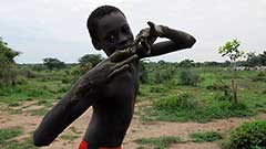 南スーダンのディンカ族