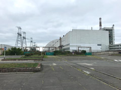 現在のチェルノブイリ原子力発電所