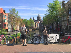 オランダ，アムステルダム：コーディネーターの撮影現場からの写真