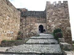 ビブロス市の十字軍時代の要塞