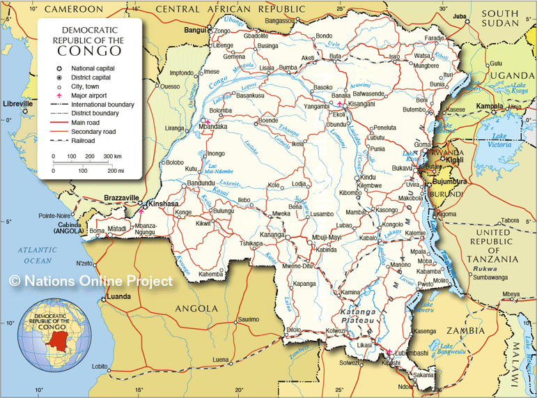 アフリカ：コンゴ民主共和国