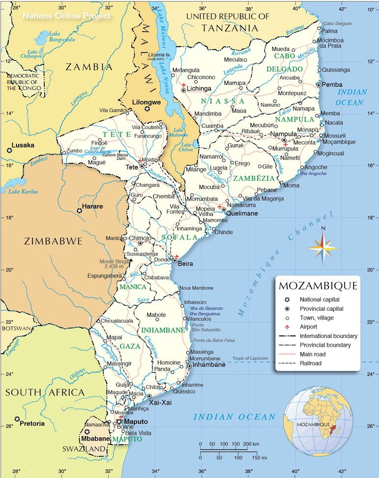 アフリカ：モザンビーク