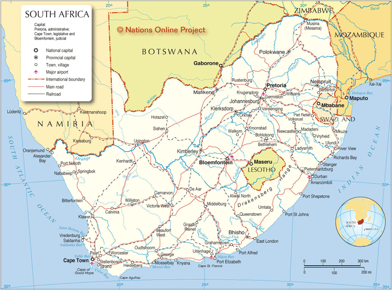 アフリカ：南アフリカ